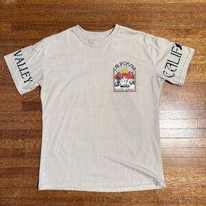 Weekend Warriors California Death Valley Graphic T Shirt Beige Medium